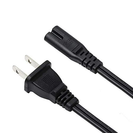 C-7/1-15P Branded 10ft 18AWG Figure 8 Shape AC Power Cord Cable w/o Polarized Black C-7/1-15P Branded 10ft 18AWG Figure 8 Shape AC Power Cord Cable w/o Polarized Black